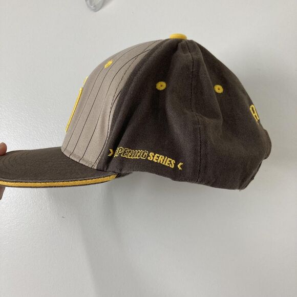 San Diego Padres Hat Cap Snap Back Brown Yellow MLB Baseball Opening Series Mens - Picture 5 of 11
